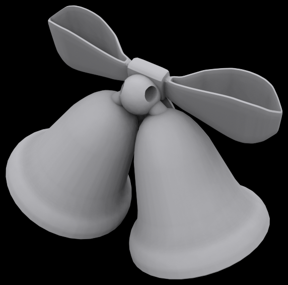 Decorative bells 3D print model_1
