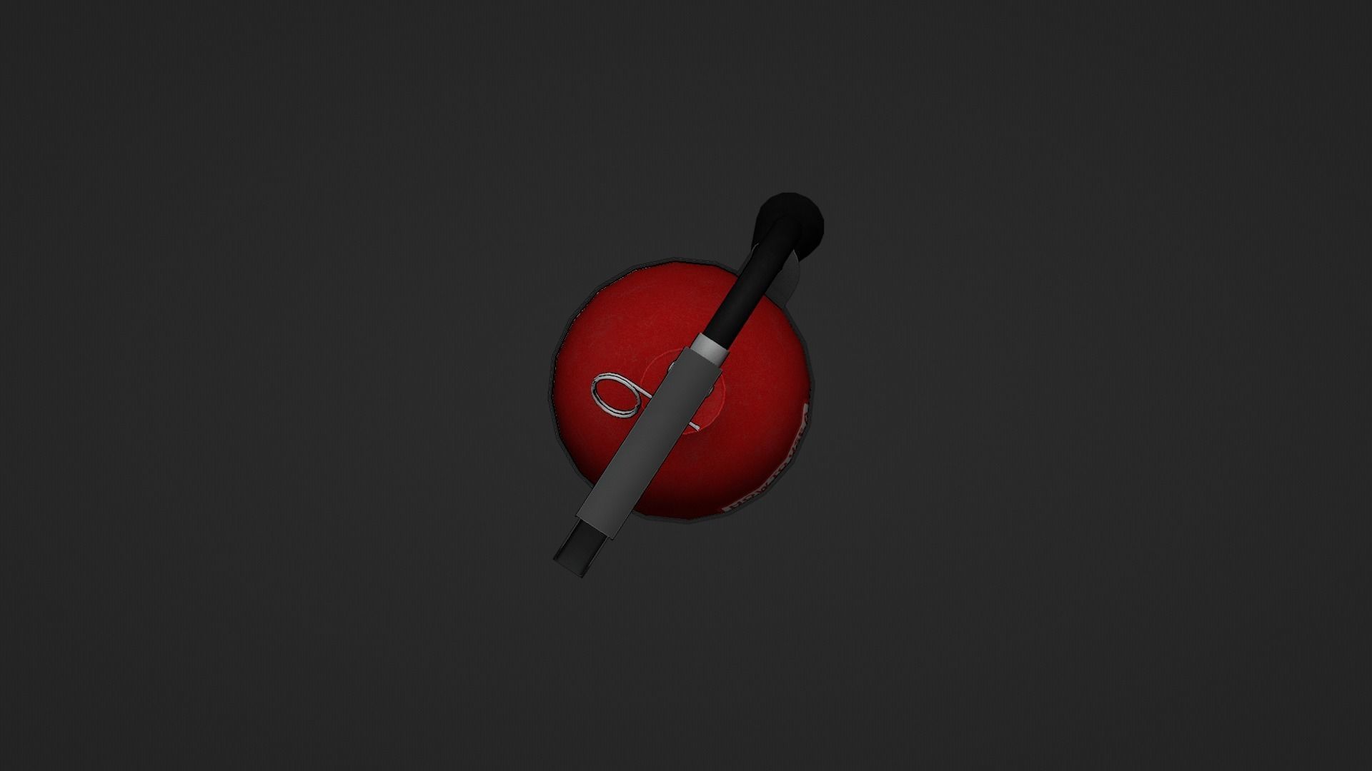 Fire Extinguisher Low-poly 3D model_20