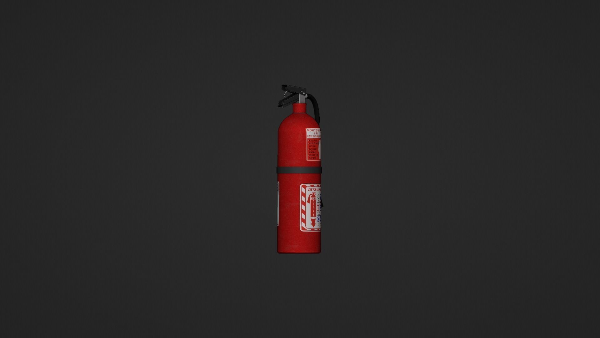 Fire Extinguisher Low-poly 3D model_18