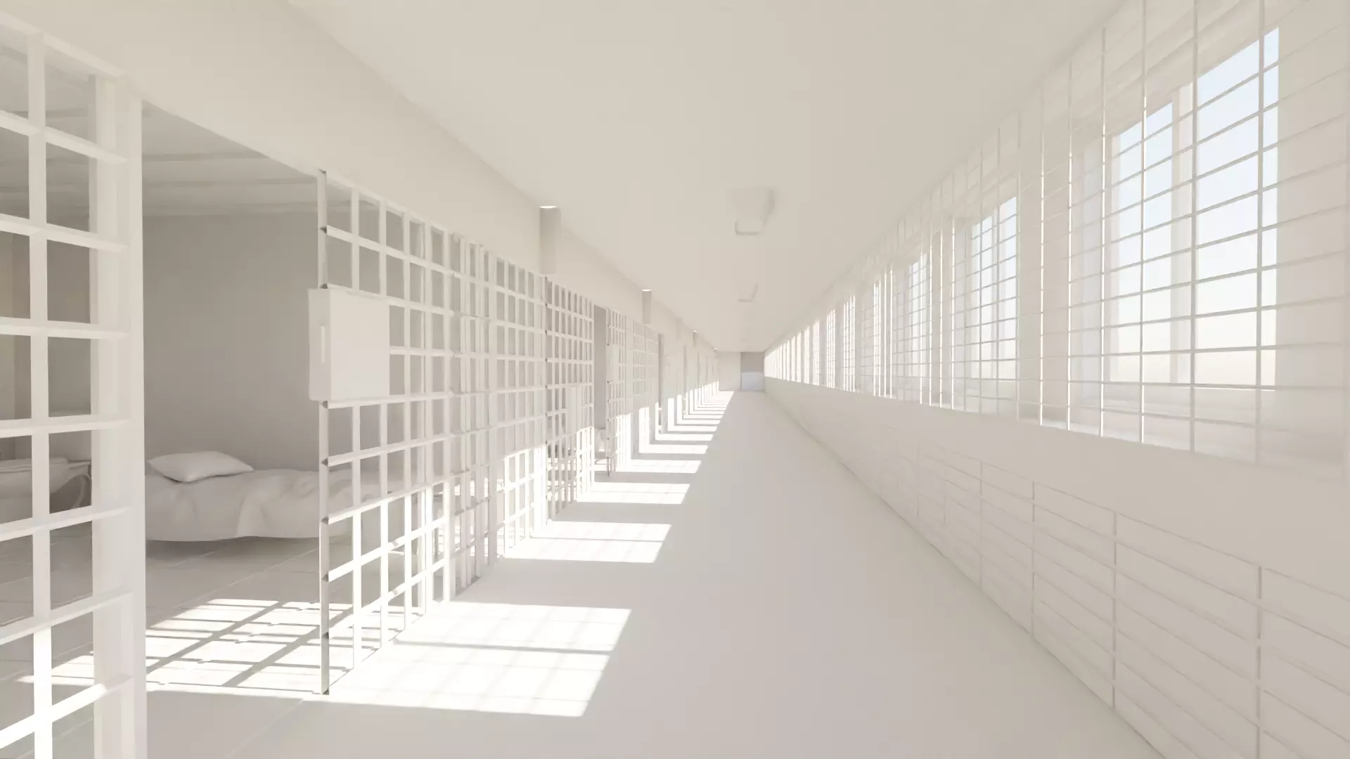Prison 3D model