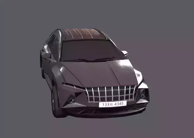 Middle Poly CAR PBR TEXTUREING 