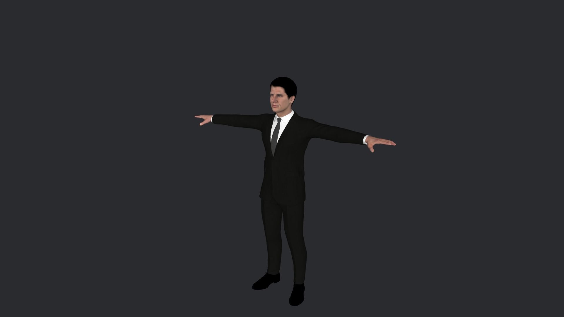 Harrison Ford  Hyper Realistic Full Body Rigged Character 3D model_21
