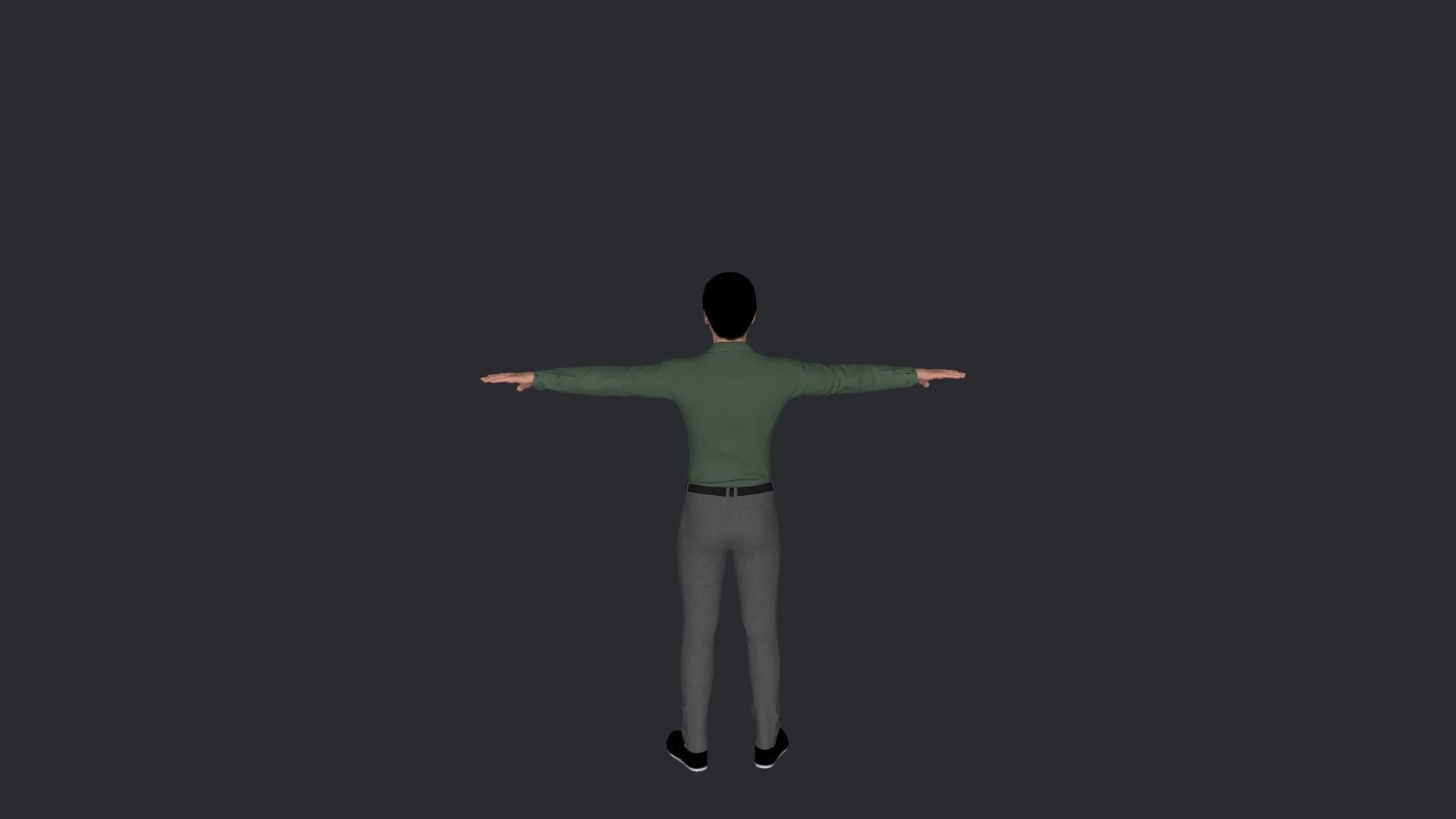 Harrison Ford  Hyper Realistic Full Body Rigged Character 3D model_4