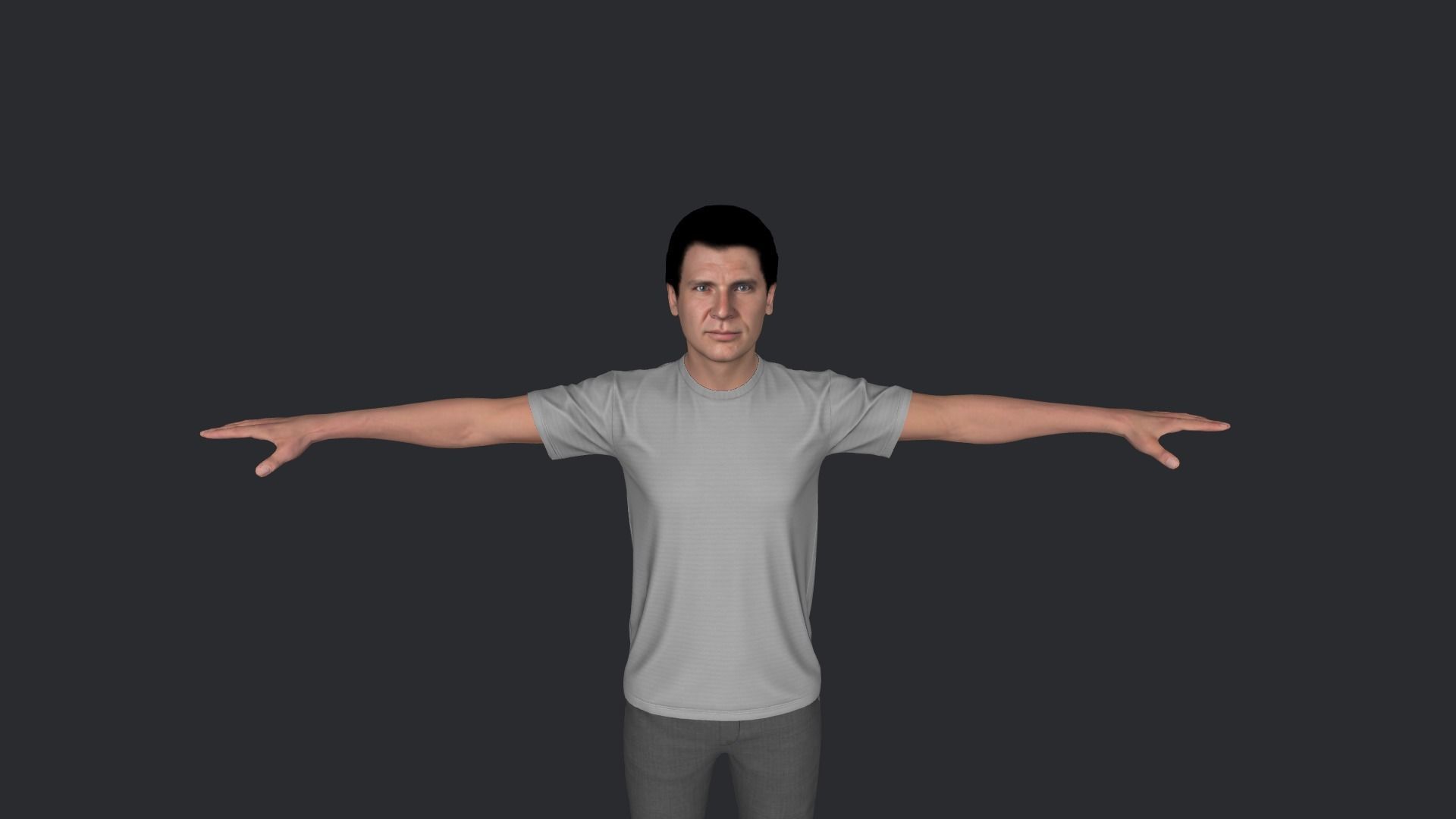 Harrison Ford  Hyper Realistic Full Body Rigged Character 3D model_17