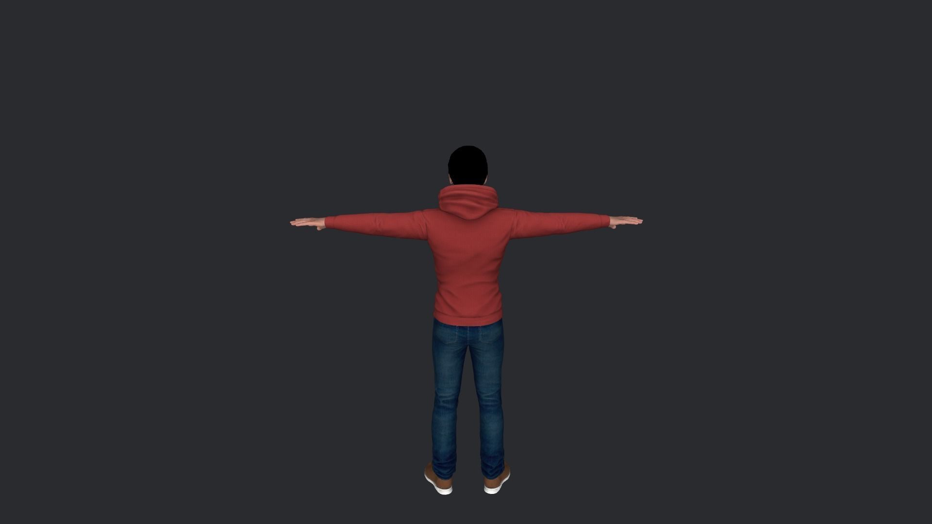 Harrison Ford  Hyper Realistic Full Body Rigged Character 3D model_15