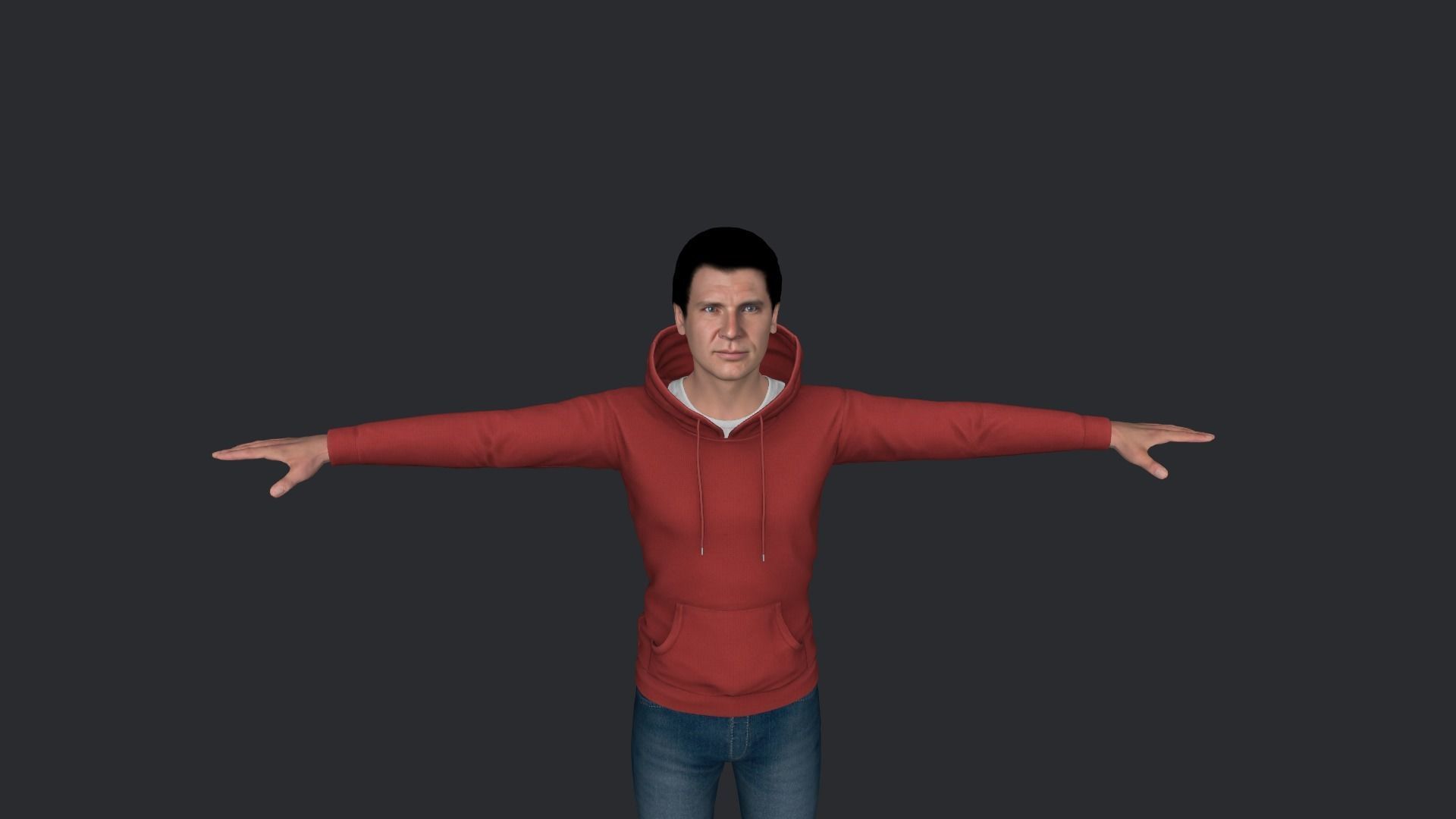 Harrison Ford  Hyper Realistic Full Body Rigged Character 3D model_11