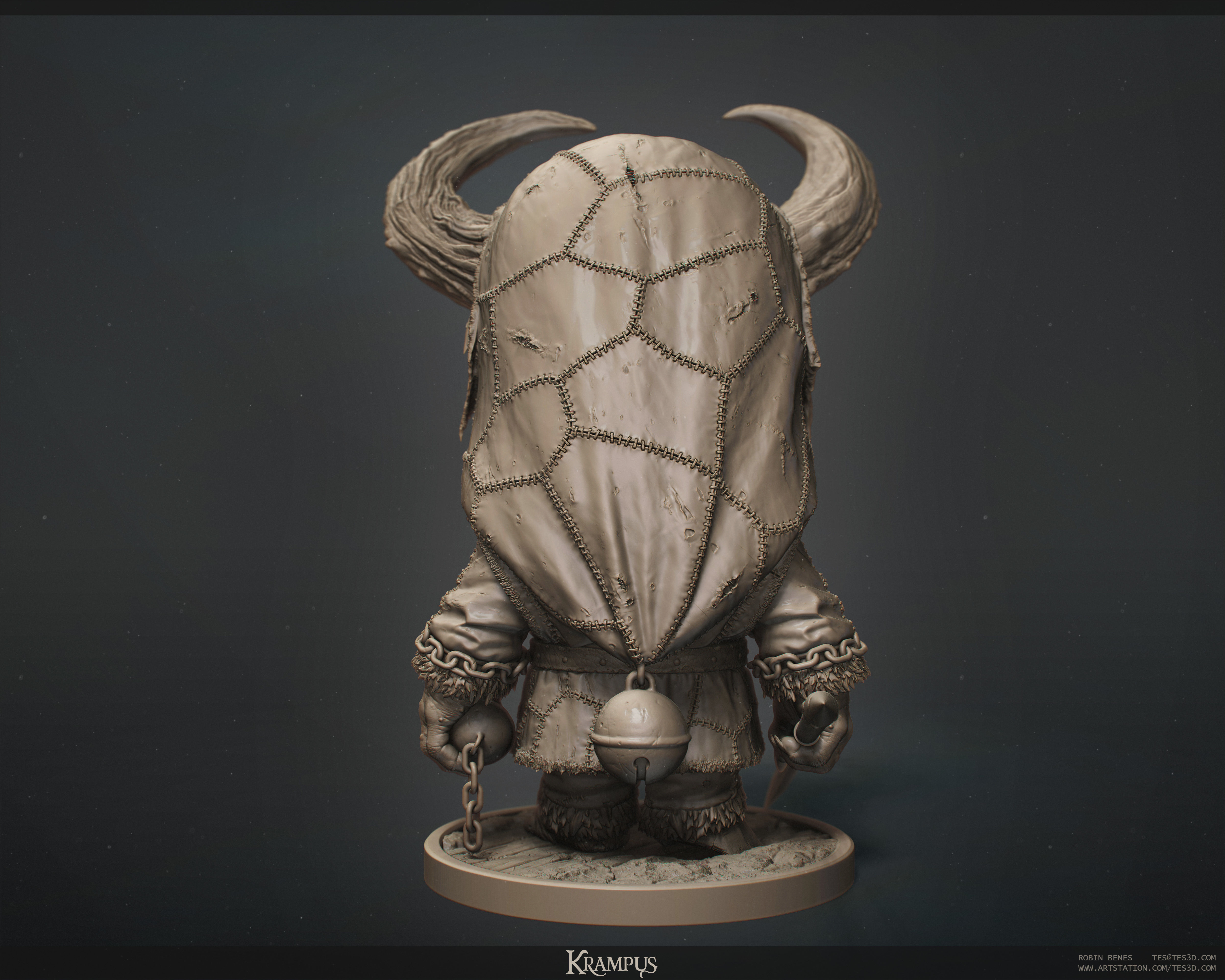  Krampus - a Christmas horror  3D print model_5