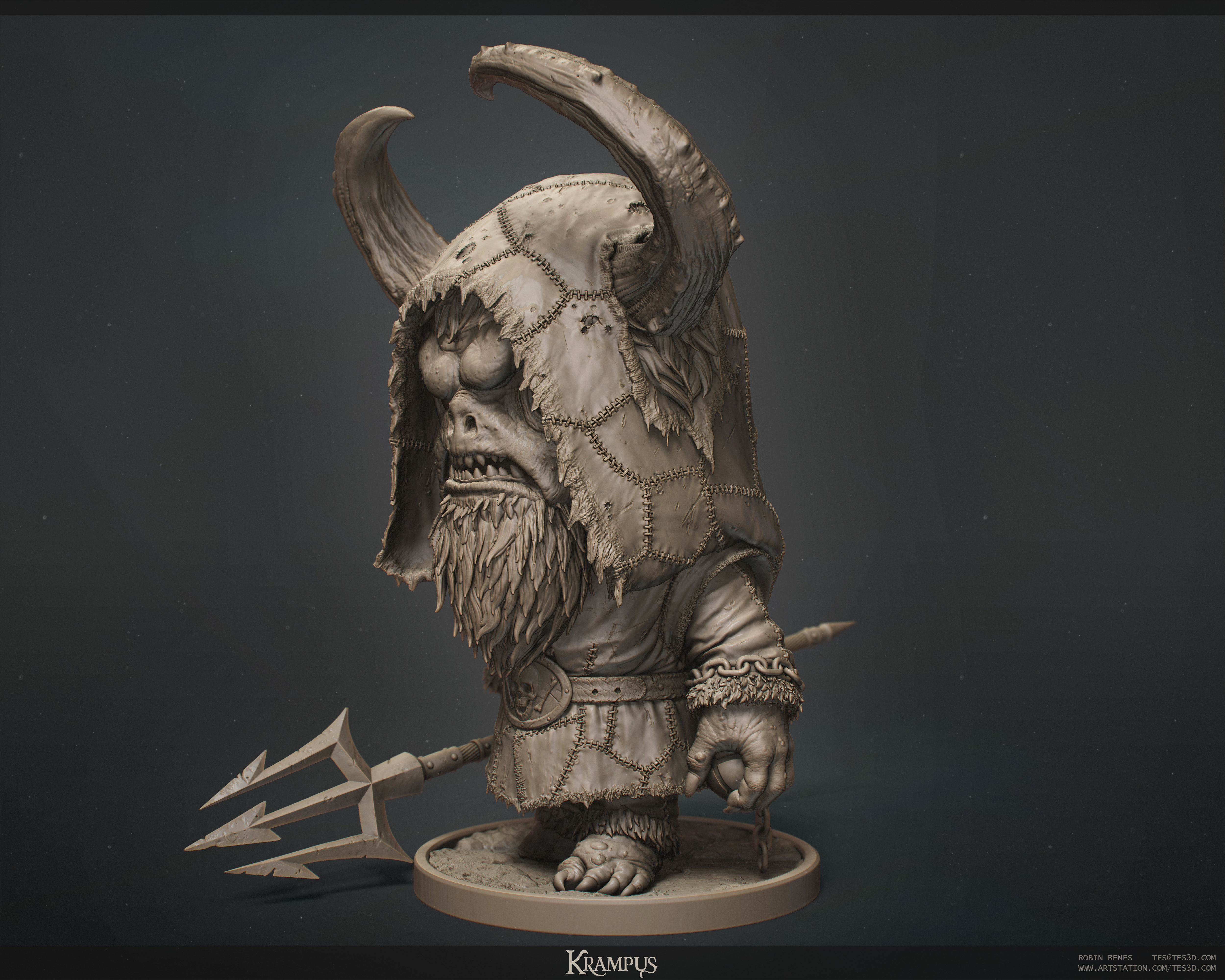  Krampus - a Christmas horror  3D print model_8