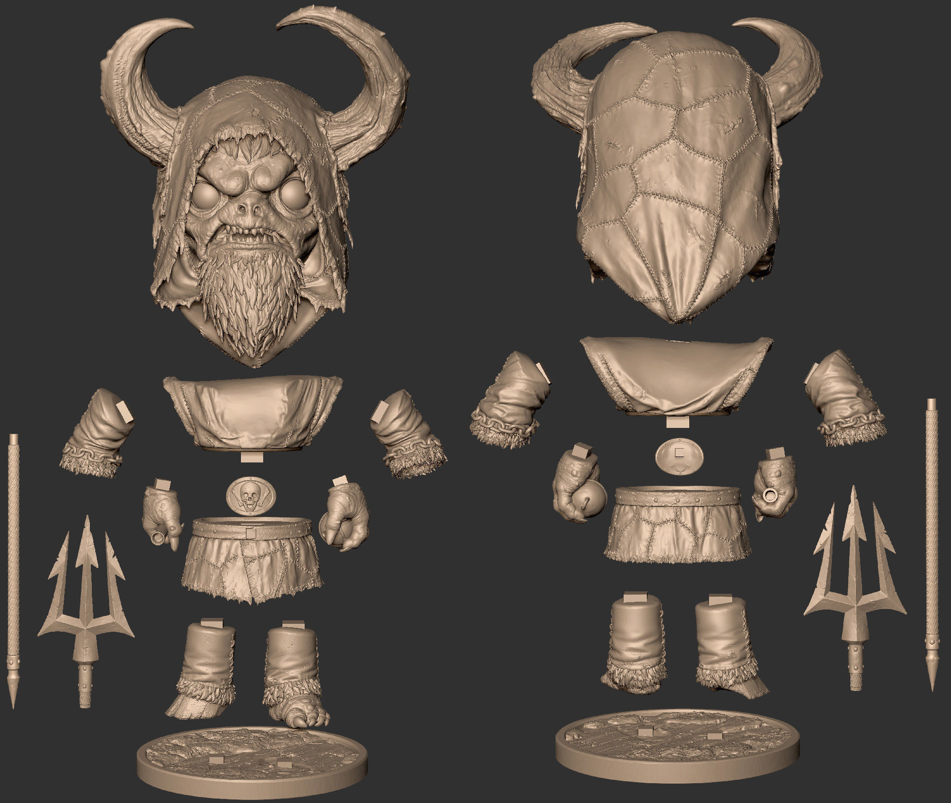  Krampus - a Christmas horror  3D print model_9