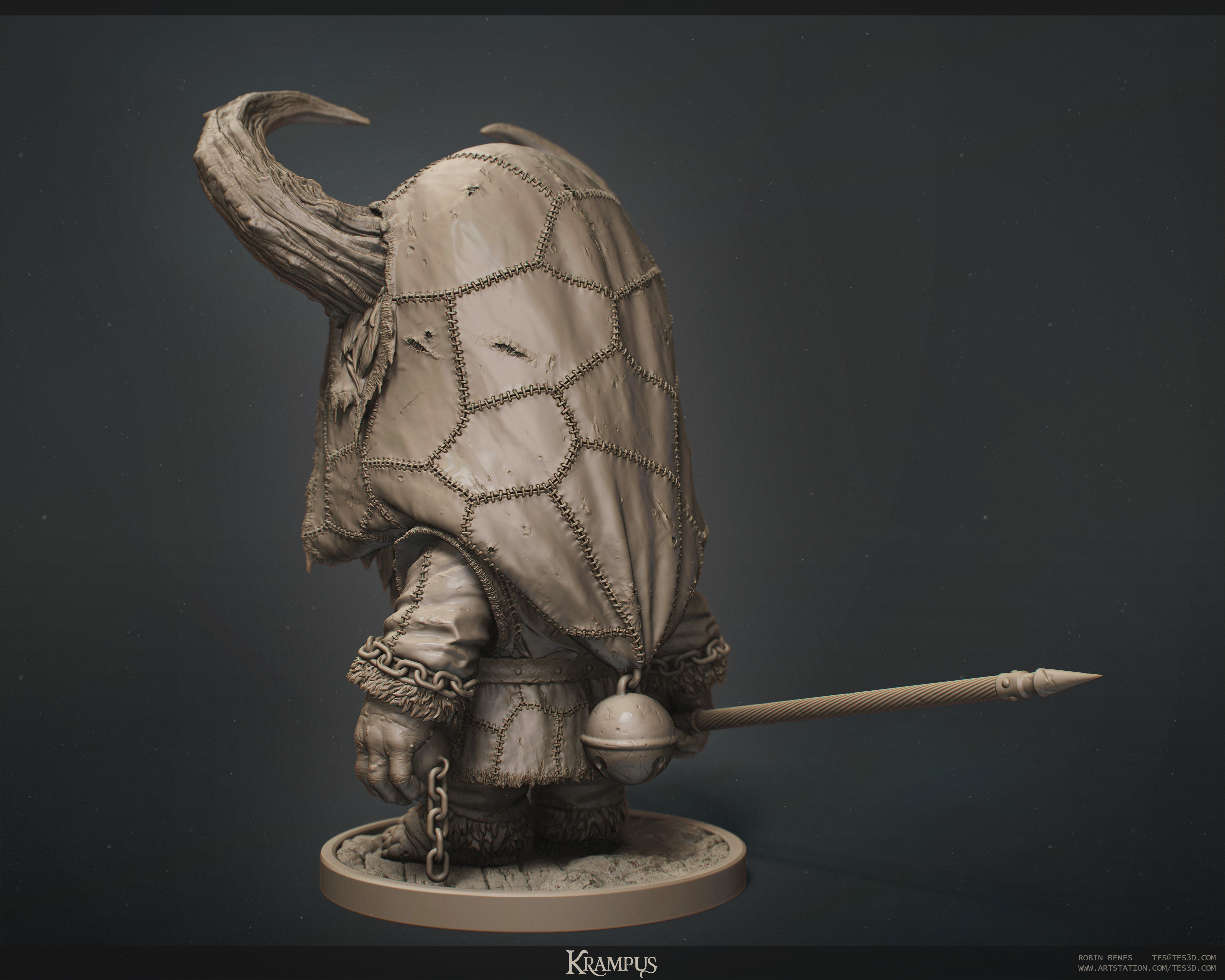  Krampus - a Christmas horror  3D print model_6