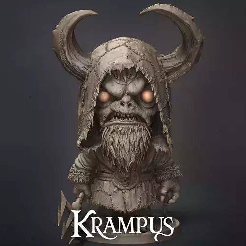  Krampus - a Christmas horror  3D print model
