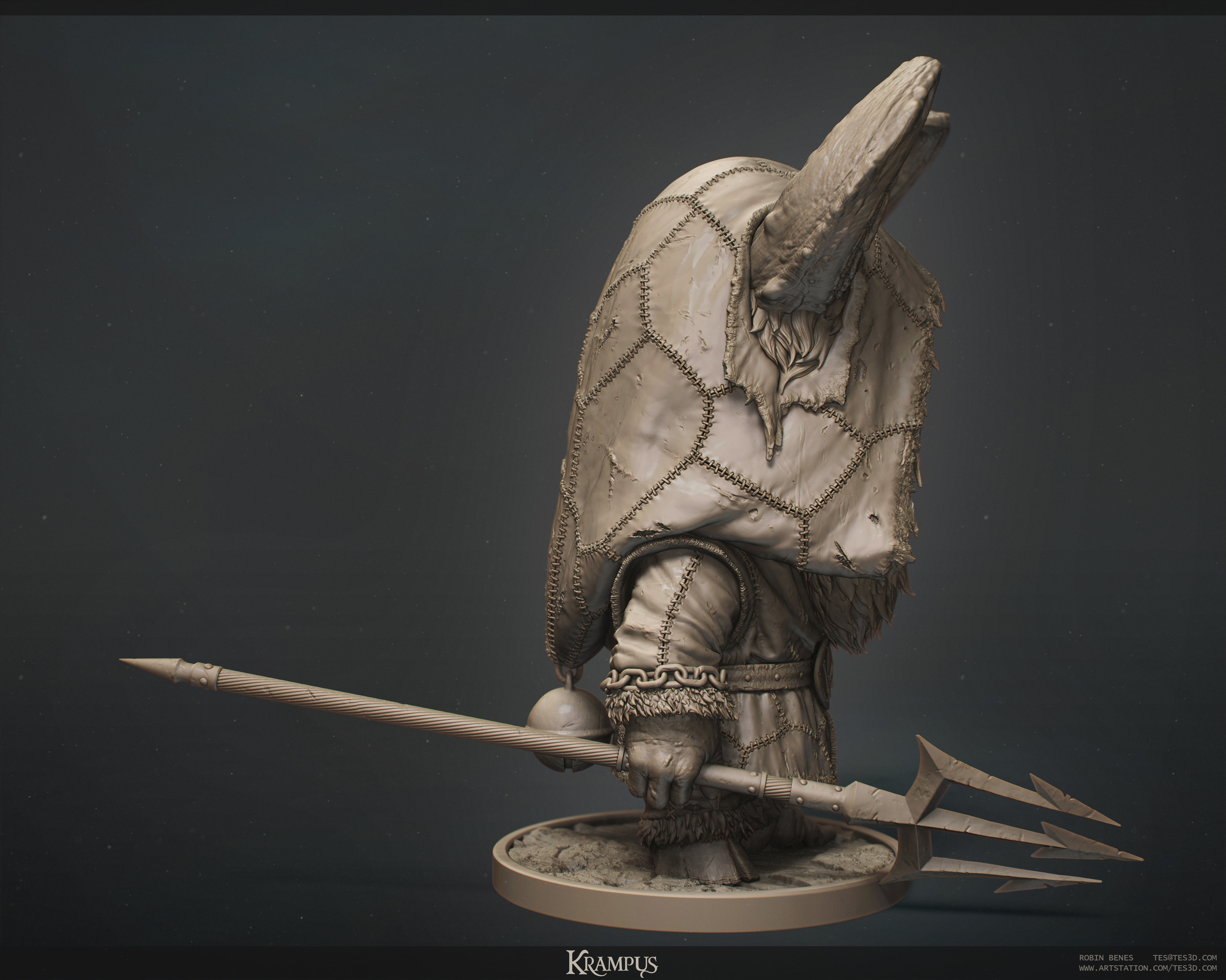  Krampus - a Christmas horror  3D print model_3