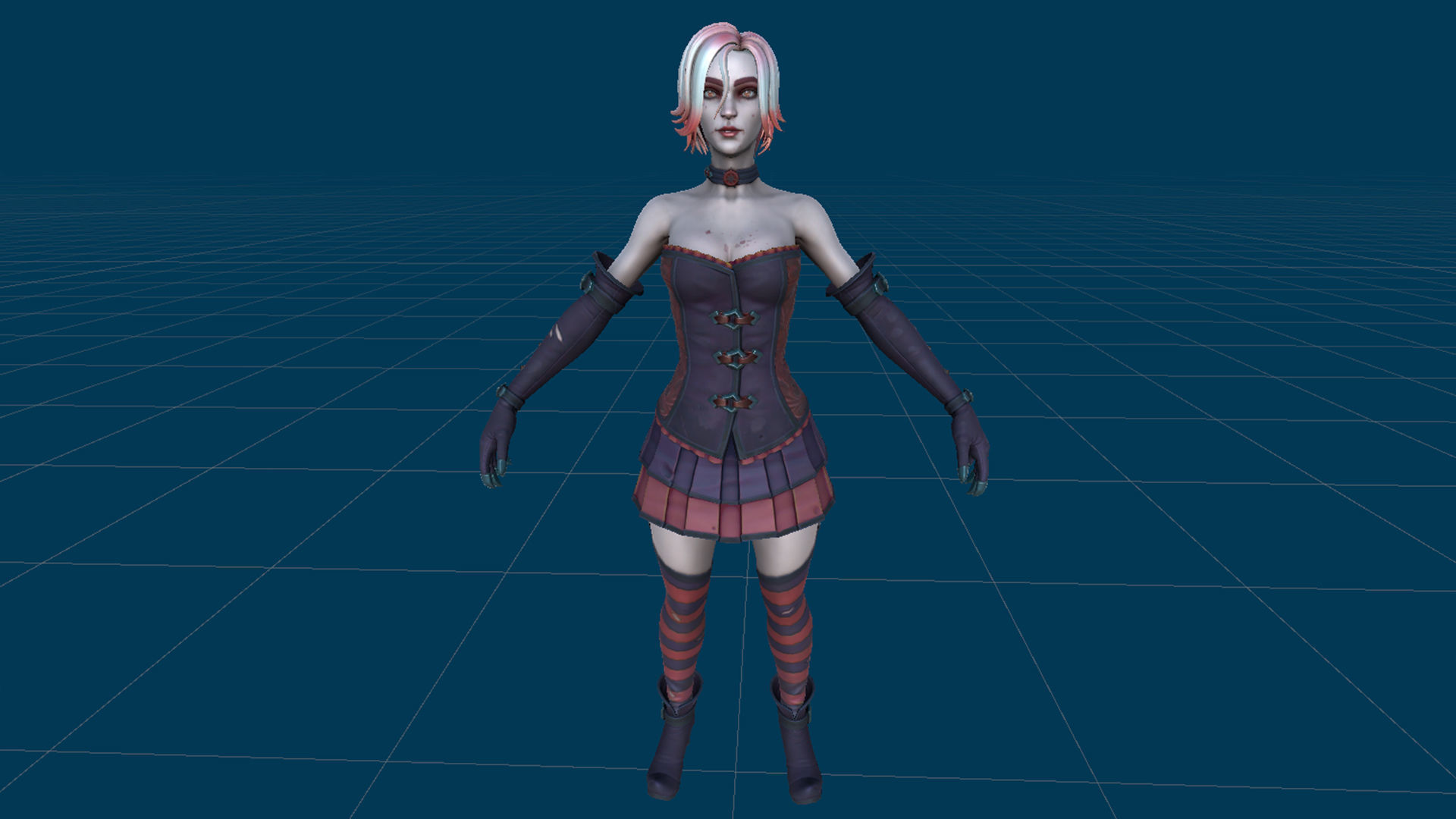 Witch Low-poly 3D model_26