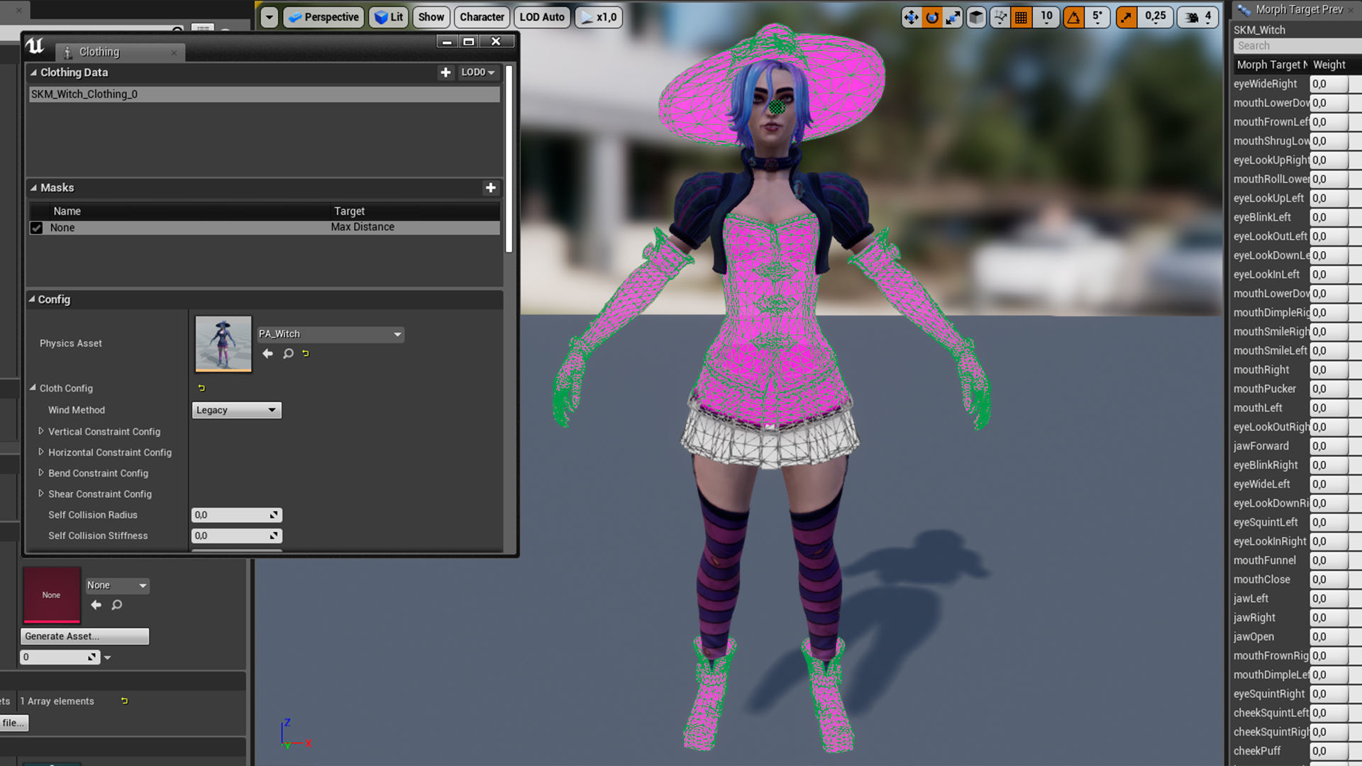 Witch Low-poly 3D model_17