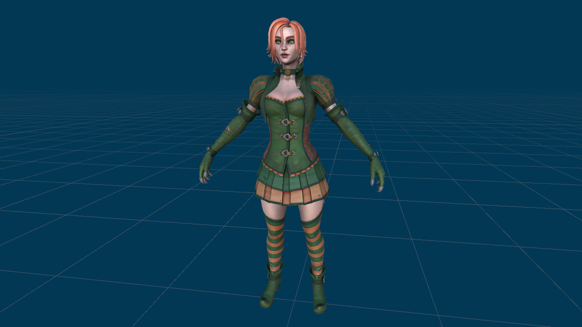 Witch Low-poly 3D model_24