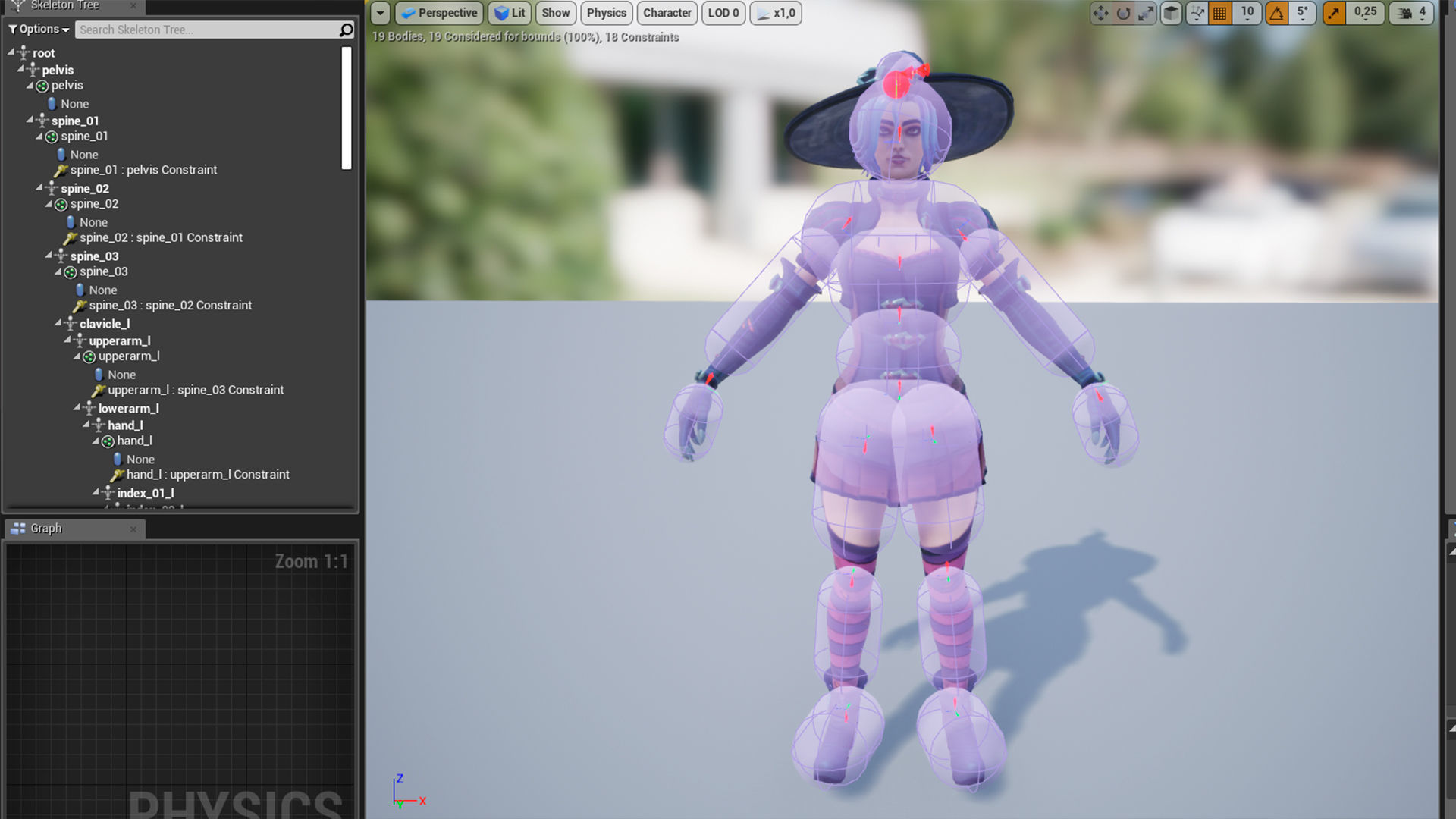 Witch Low-poly 3D model_18