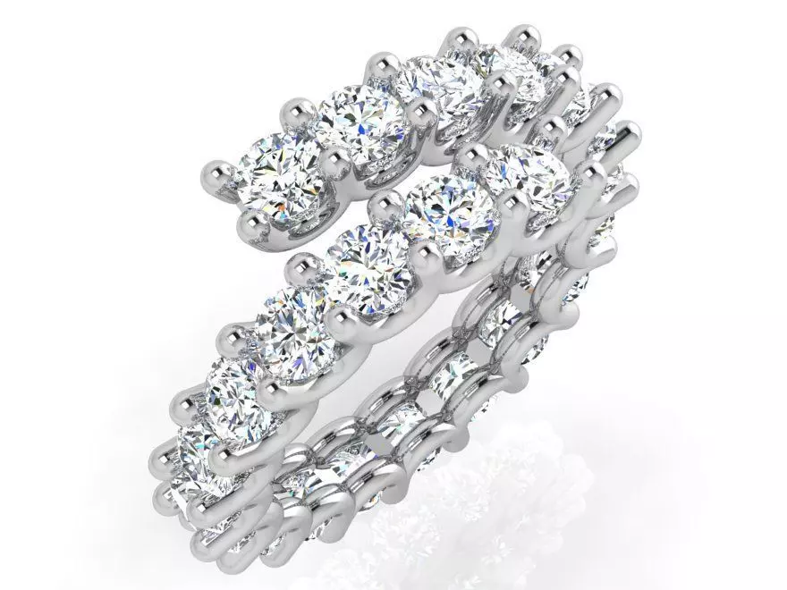 Eternity Spiral Ring 4848 3D print model