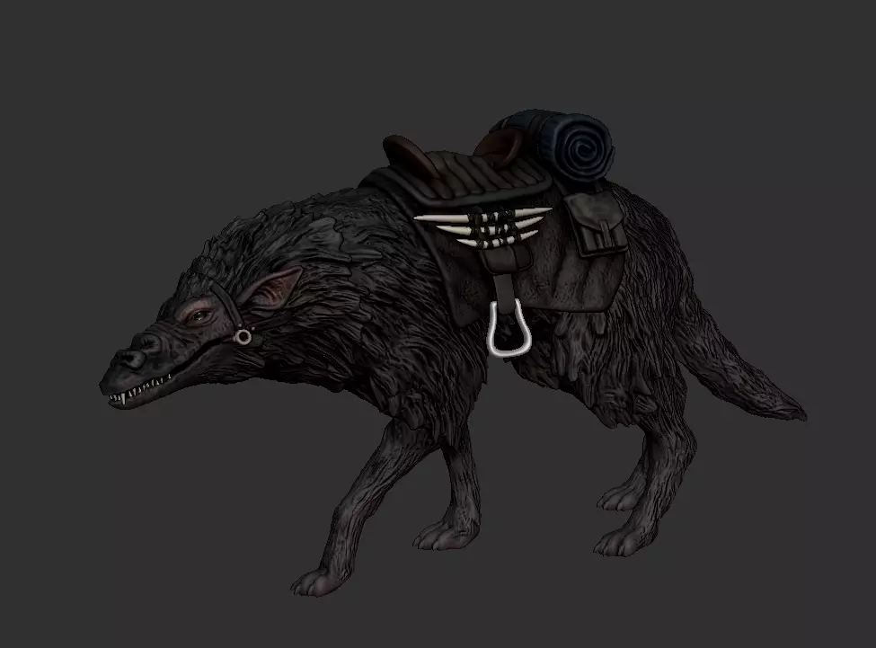 howler  3D print model_0