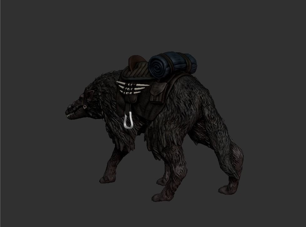 howler  3D print model_1