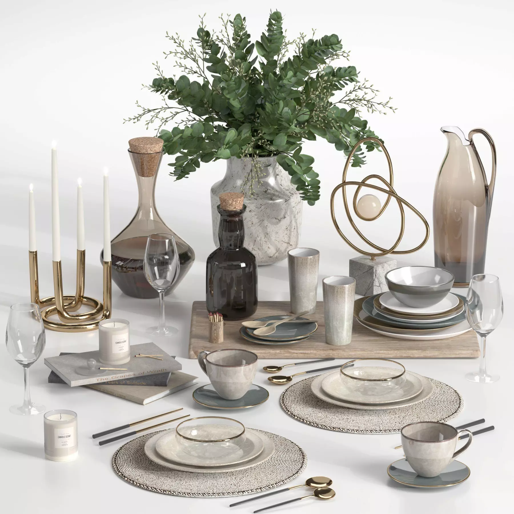 tableware set18 3D model_0