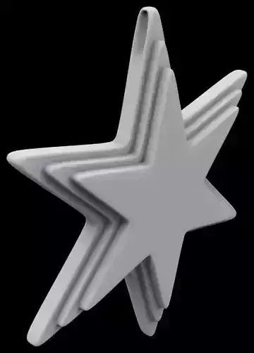 Star Ornament 3D print model