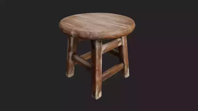 Old Wooden Stool