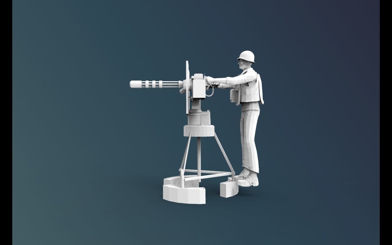 ship weapon with army 3D print model_4