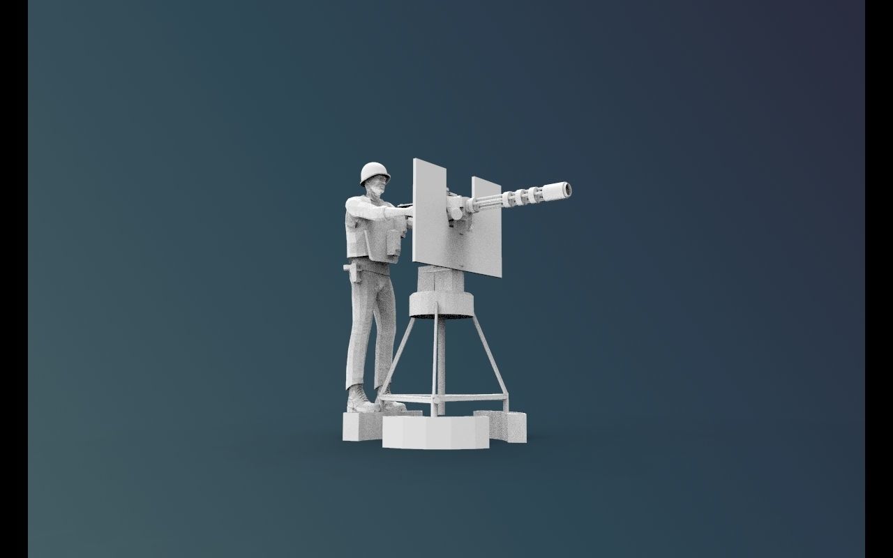 ship weapon with army 3D print model_3