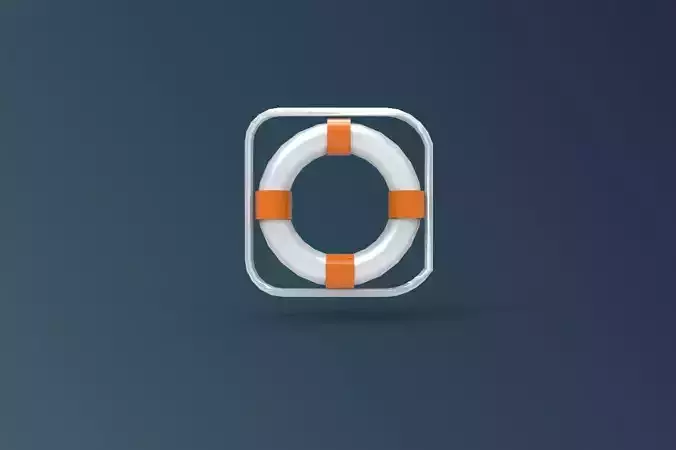 lifebuoy ship 3D print model