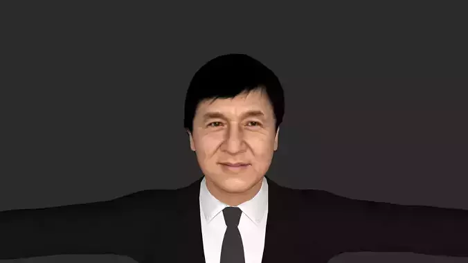 Jackie Chan Hyper Realistic Full Body Rigged Character
