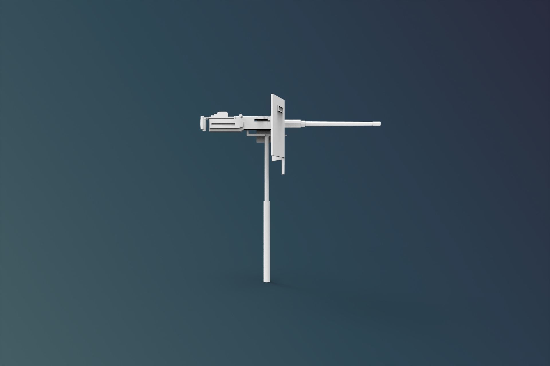 Weapon ship 3D print model_2