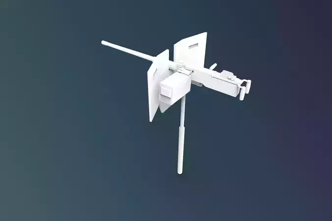 Weapon ship 3D print model