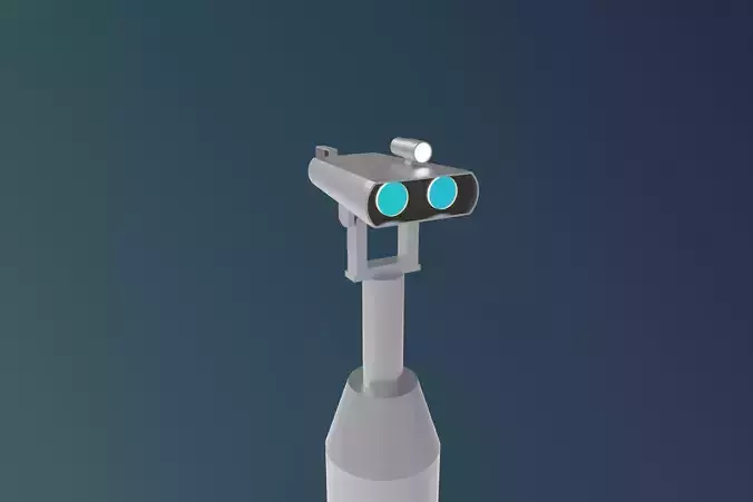 BINOCULAR MILITARY 3D print model