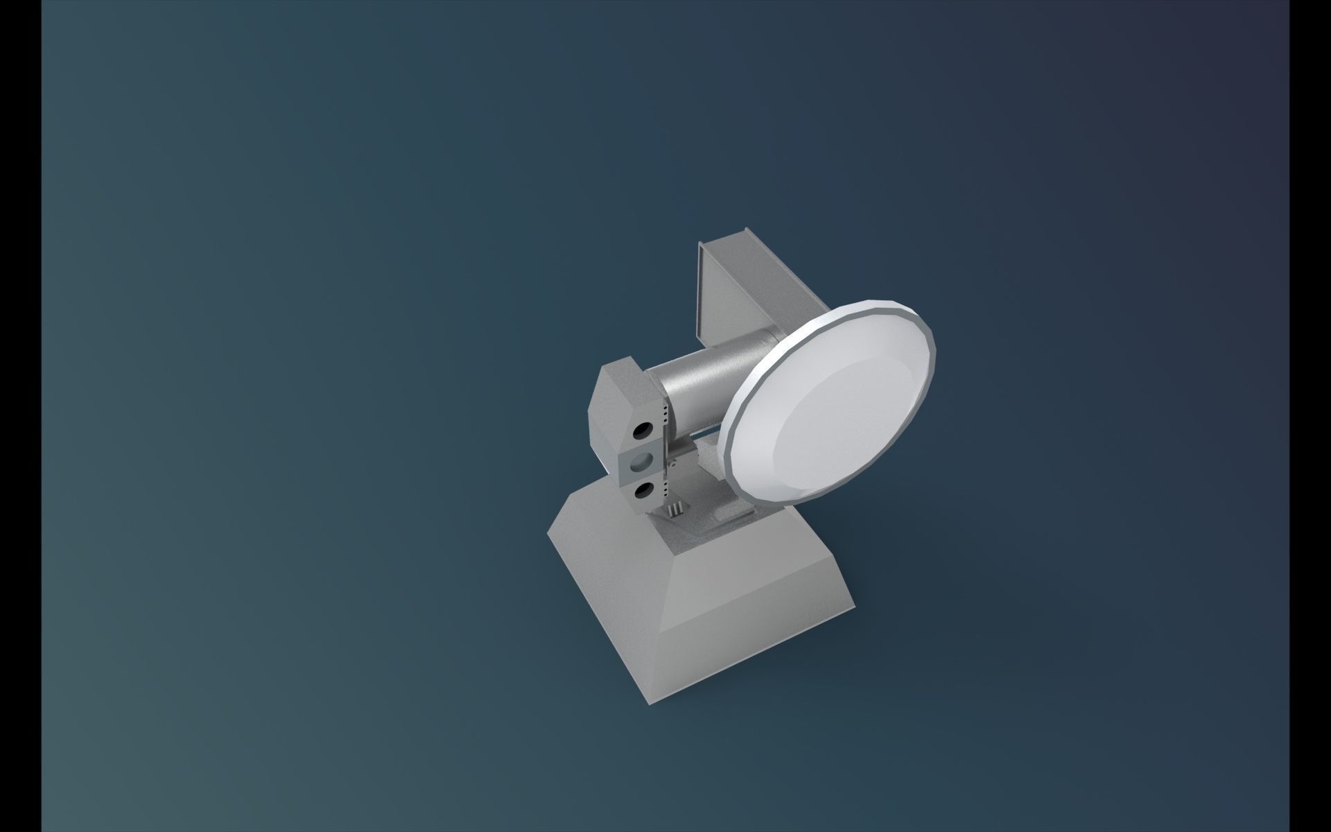 CEROS 200 FIRE CONTROL RADAR SHIP 3D print model_3