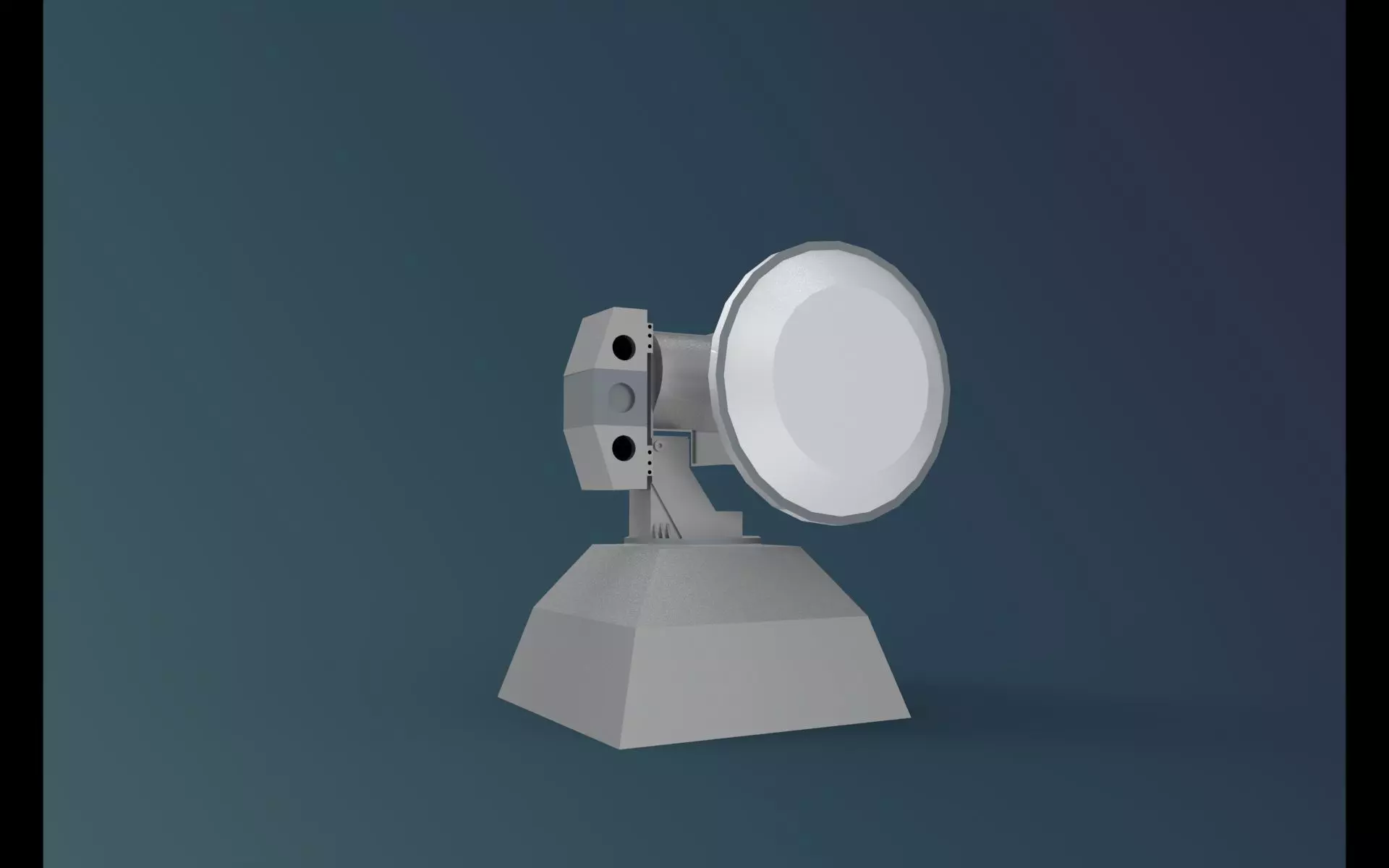 CEROS 200 FIRE CONTROL RADAR SHIP 3D print model_0