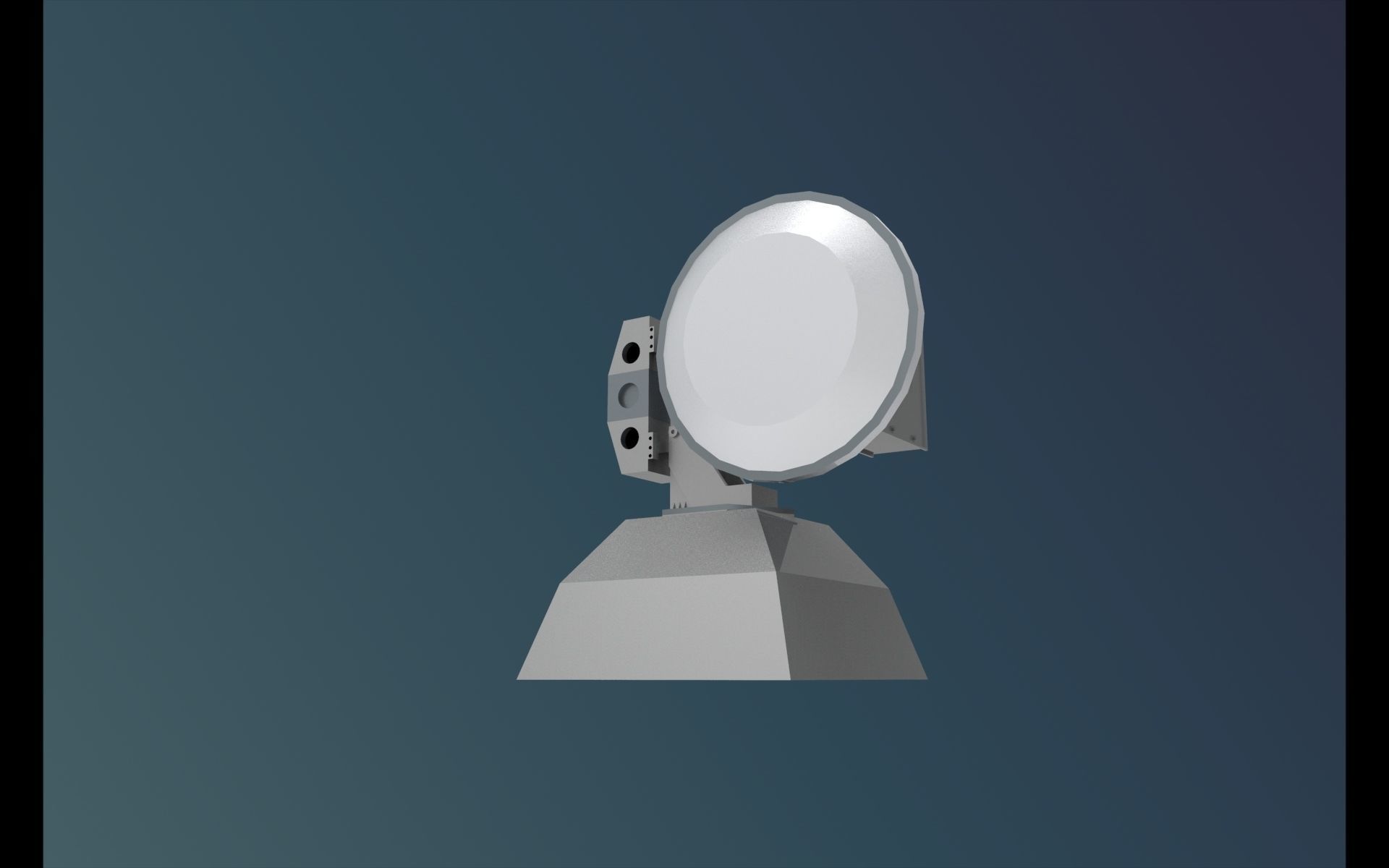 CEROS 200 FIRE CONTROL RADAR SHIP 3D print model_2