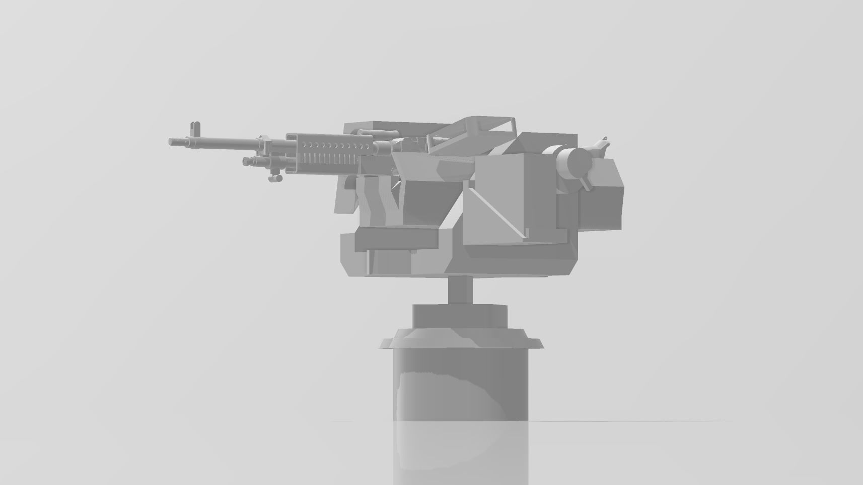 M240B weapon Ship 3D print model_2