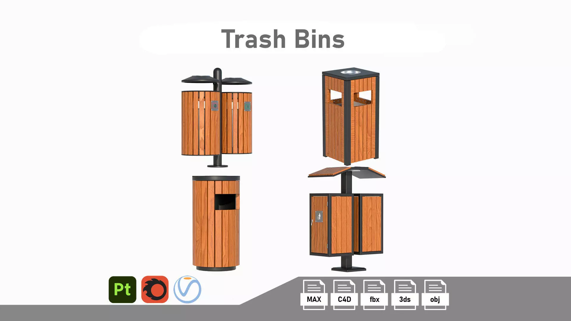Collection Outdoor Trash Bins _0