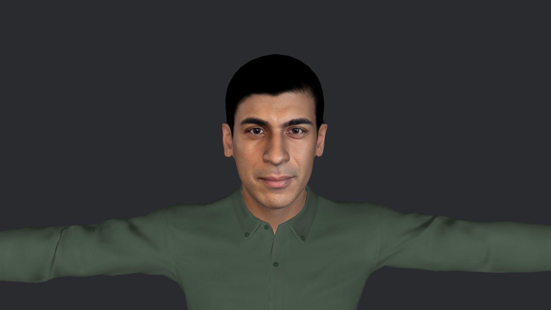 Rishi Sunak Hyper Realistic Full Body Rigged Character 3D model_31