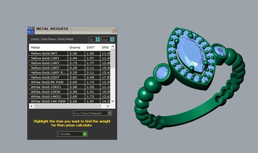 ring jewelry 3D print model_4