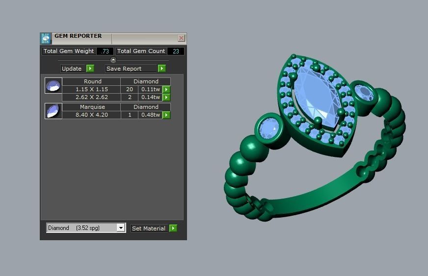 ring jewelry 3D print model_5