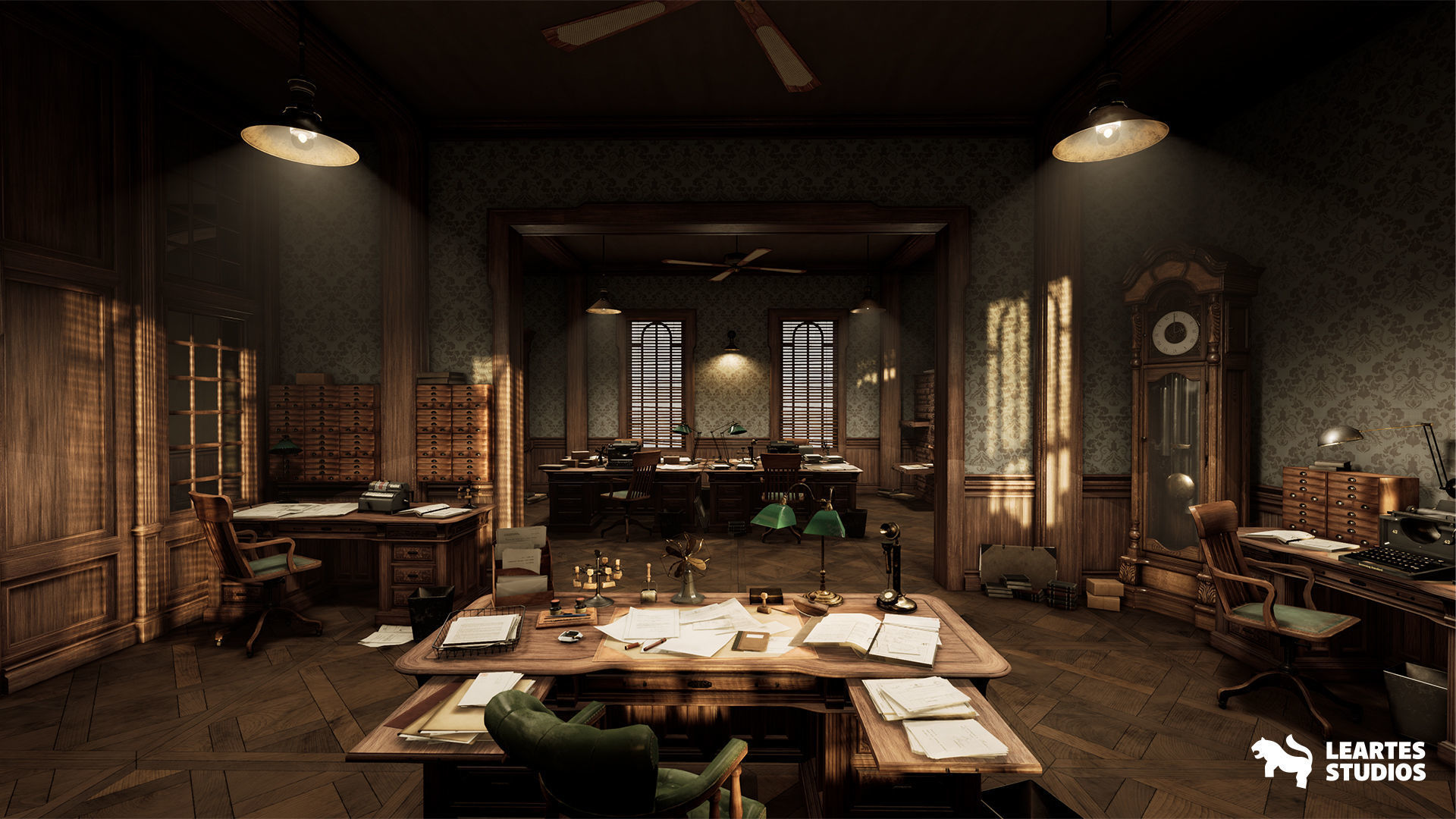 1900s Environments Mega Bundle Prop Packs 5 Environments Low-poly 3D model_17