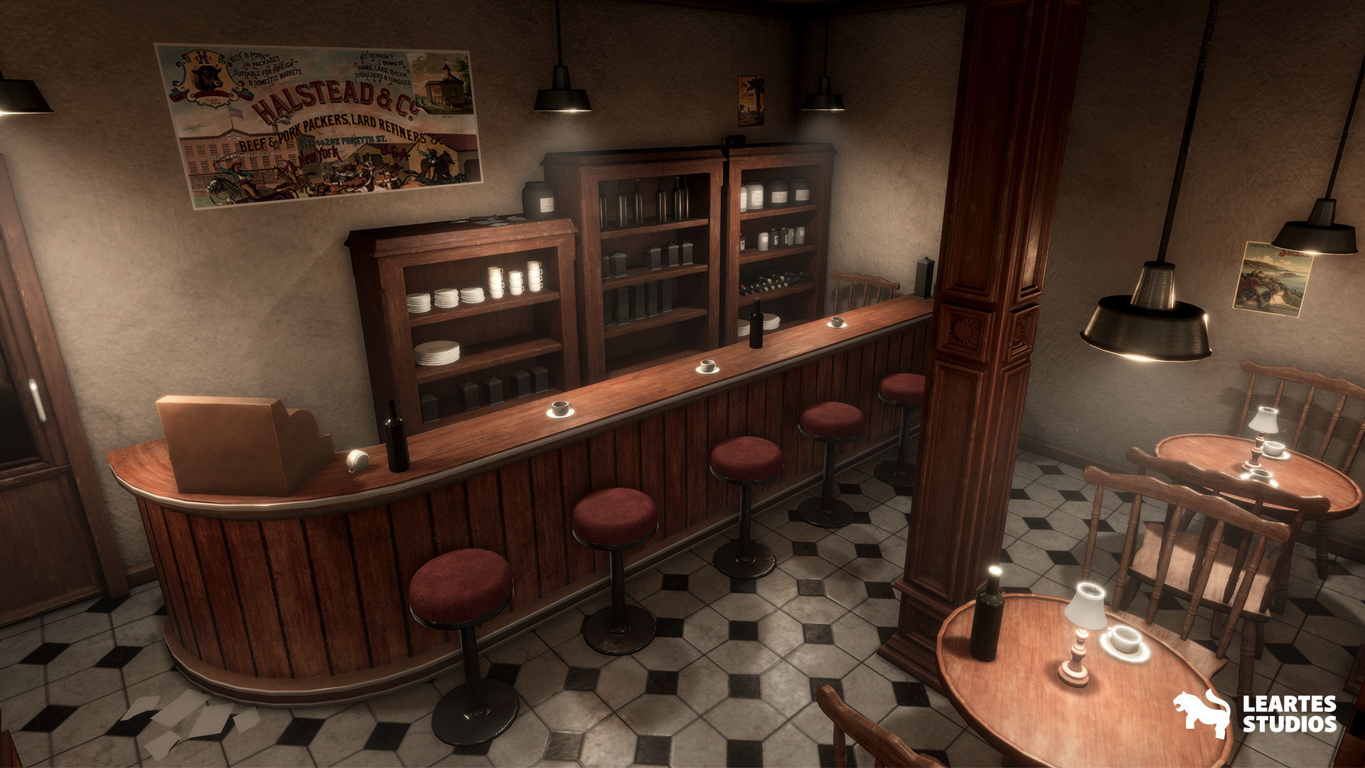 1900s Environments Mega Bundle Prop Packs 5 Environments Low-poly 3D model_11