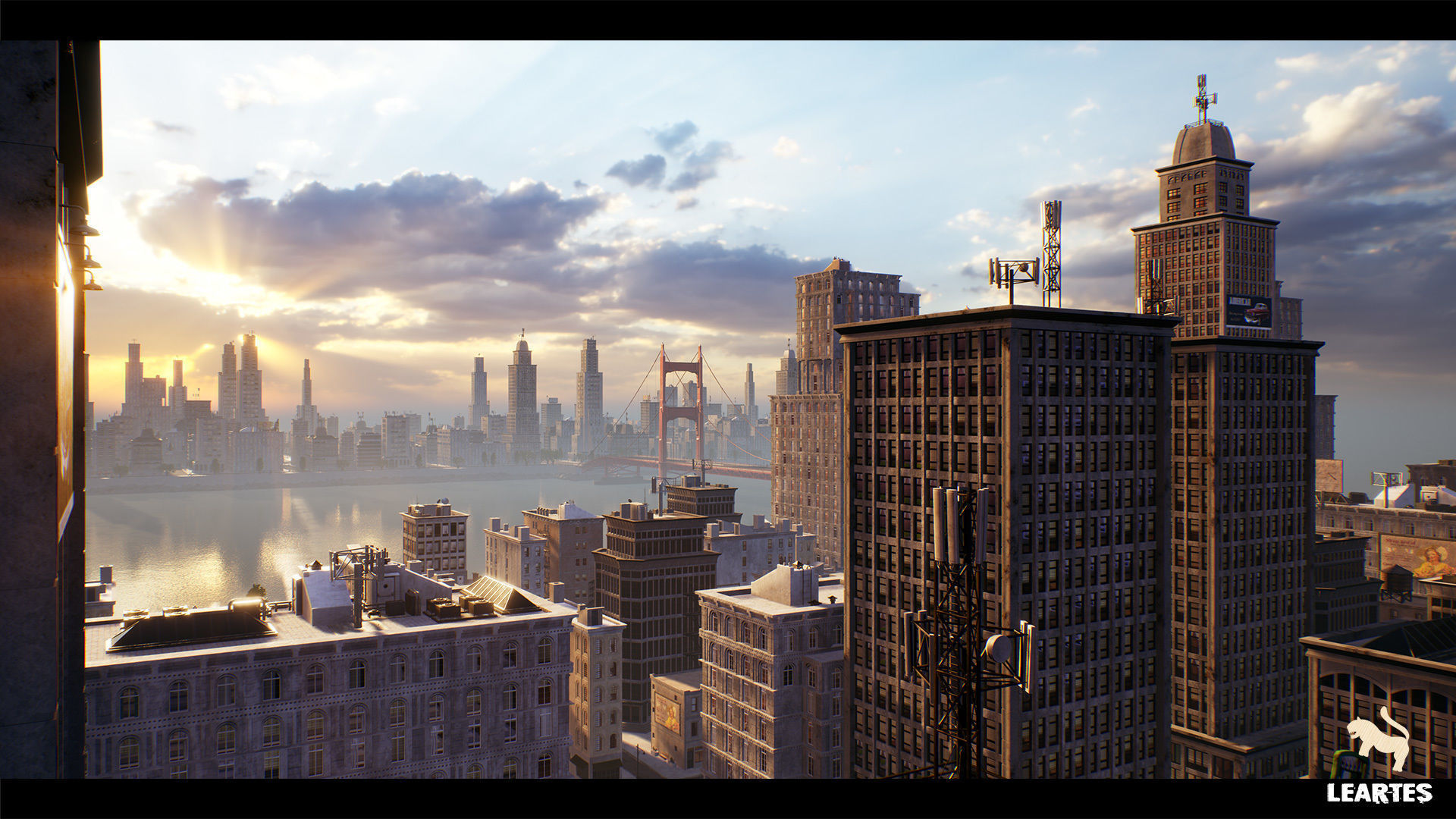 1900s Environments Mega Bundle Prop Packs 5 Environments Low-poly 3D model_4