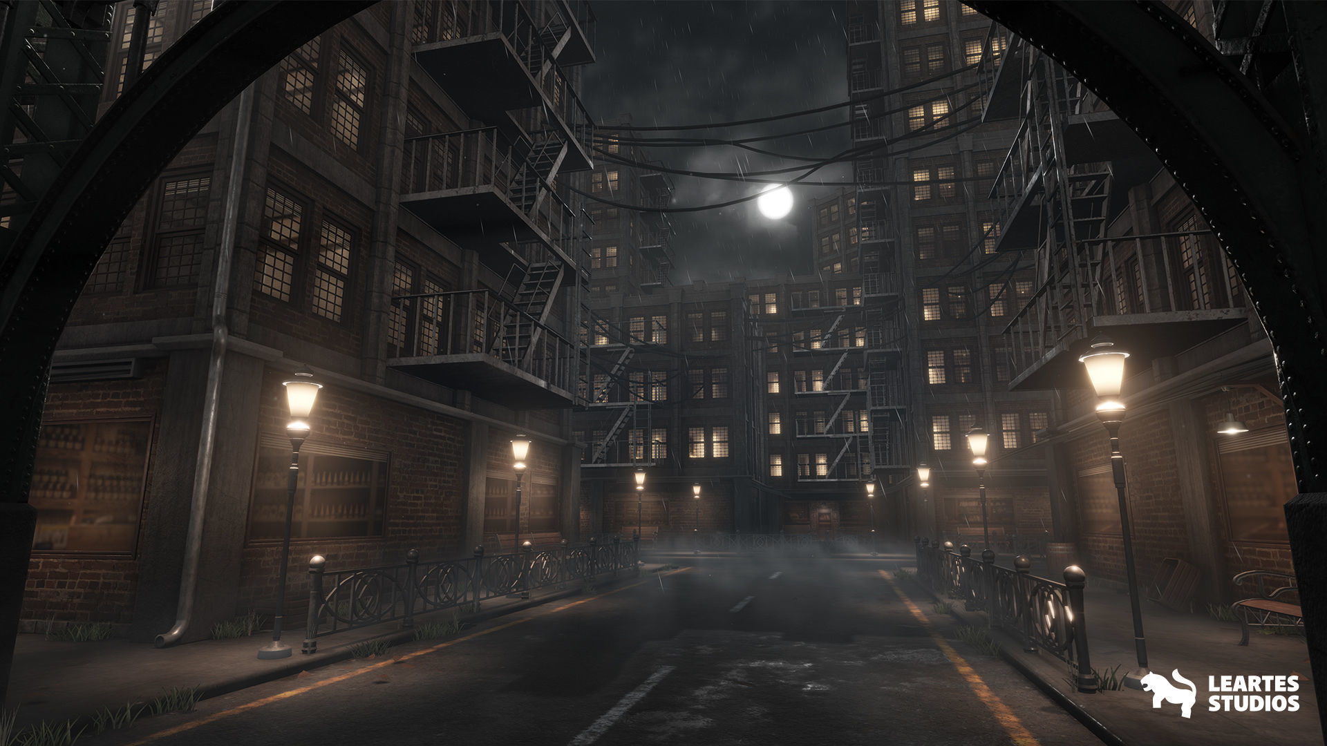 1900s Environments Mega Bundle Prop Packs 5 Environments Low-poly 3D model_9