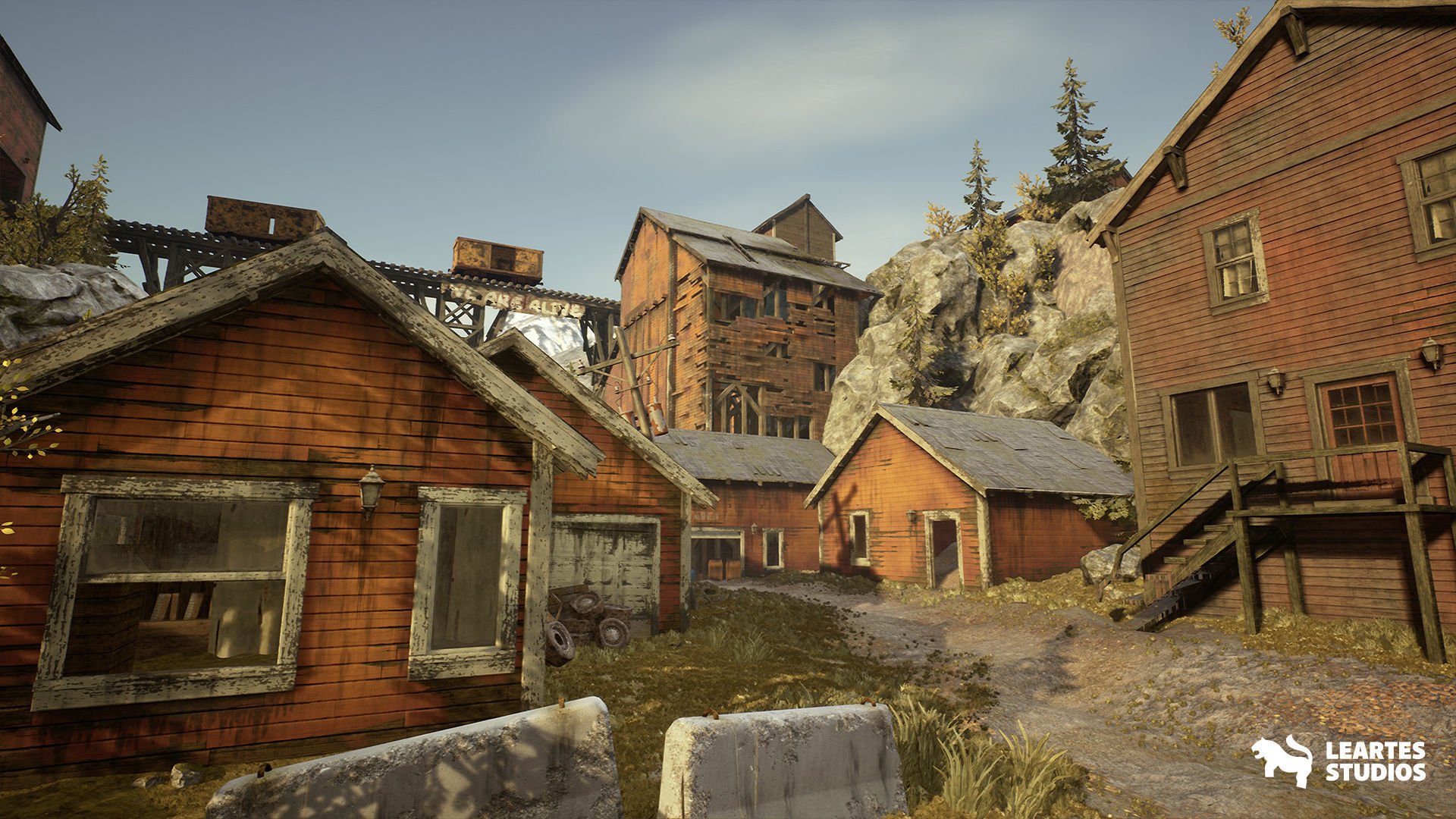 1900s Environments Mega Bundle Prop Packs 5 Environments Low-poly 3D model_24