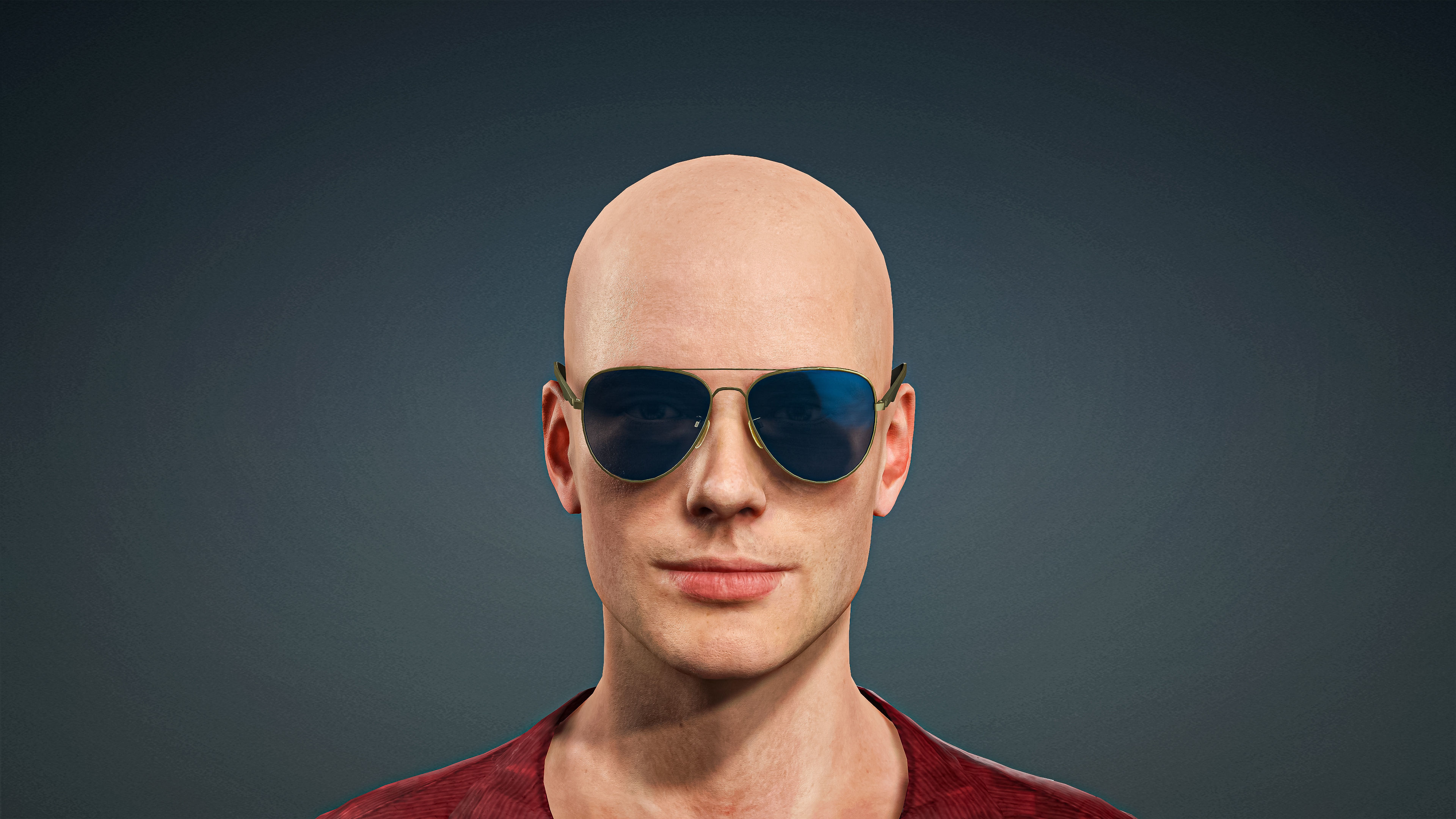 High Quality Male Gangster Low-poly 3D model_2