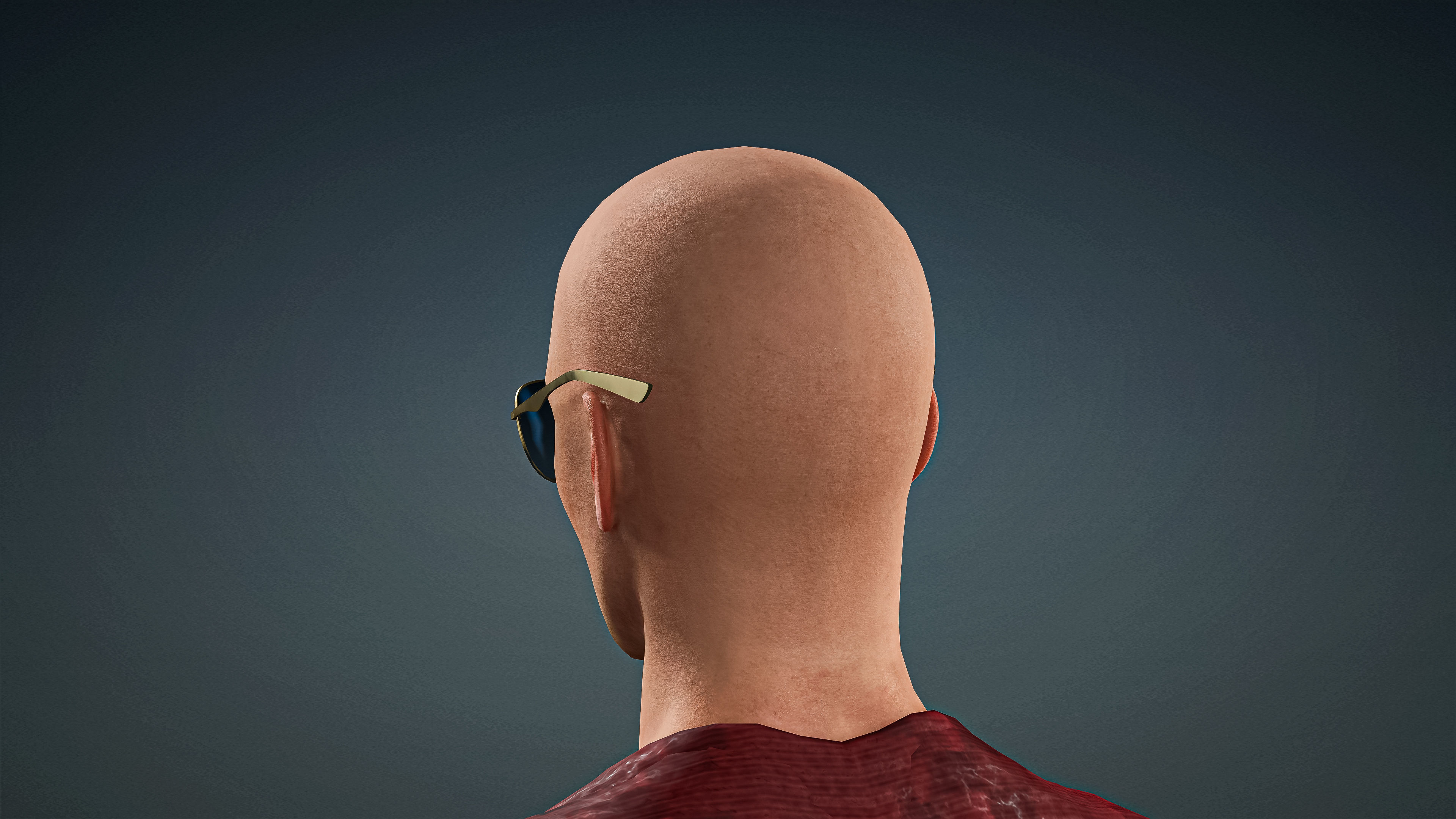 High Quality Male Gangster Low-poly 3D model_9