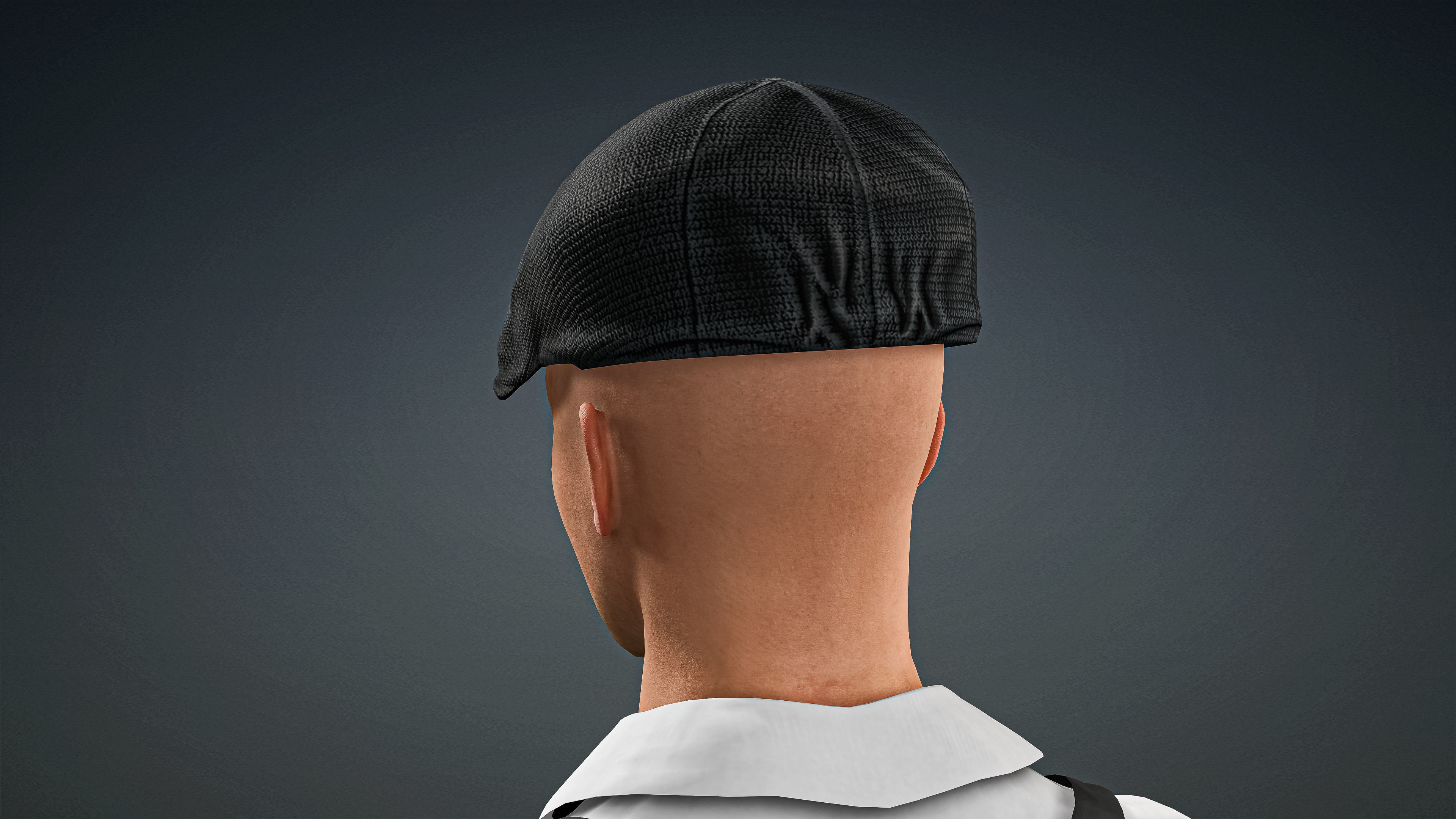 High Quality Male Classic Suspenders Low-poly 3D model_9