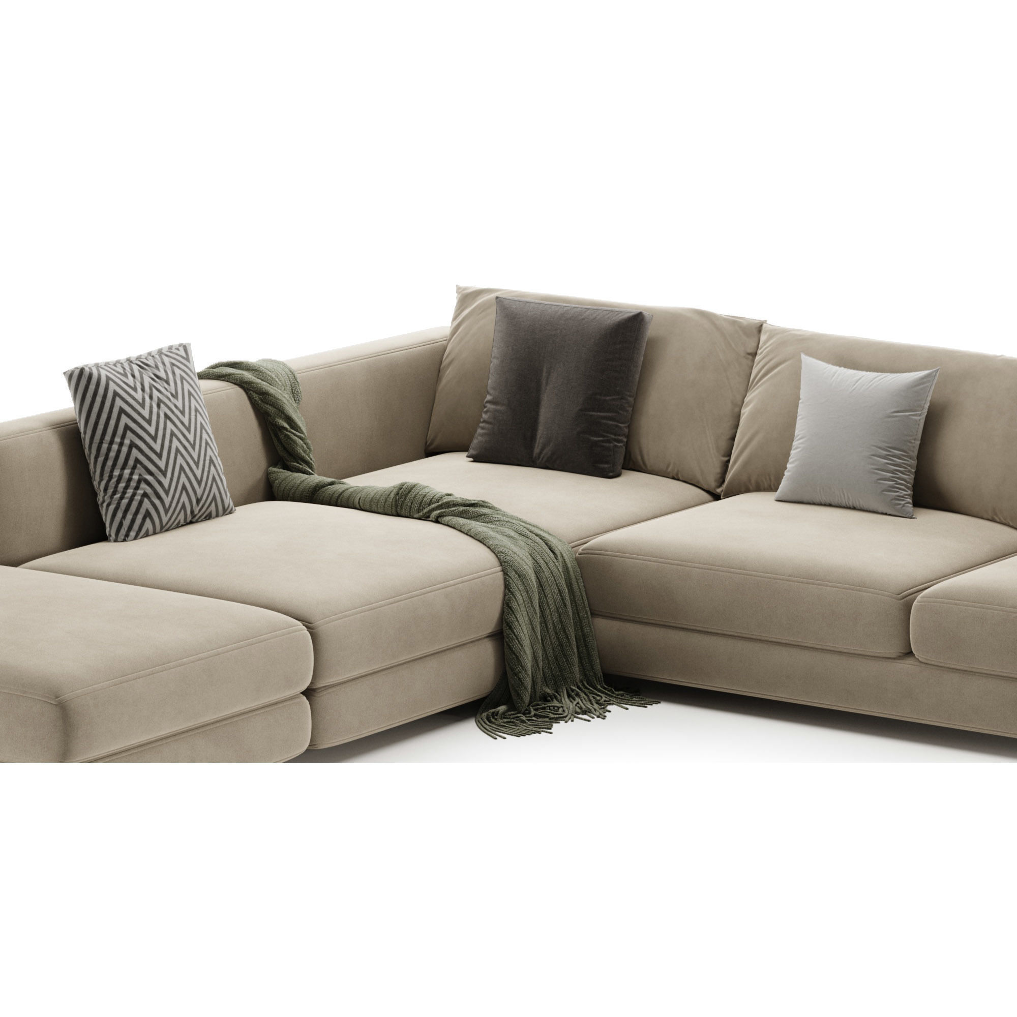 Arflex Rendez-Vous D 120 Sofa 3D model_8